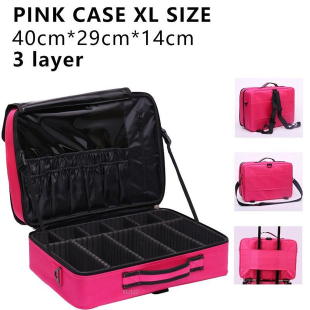 Makeup and Cosmetic Suitcase