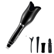 Black Automatic Spiral Electric Curling Iron Negative Ion